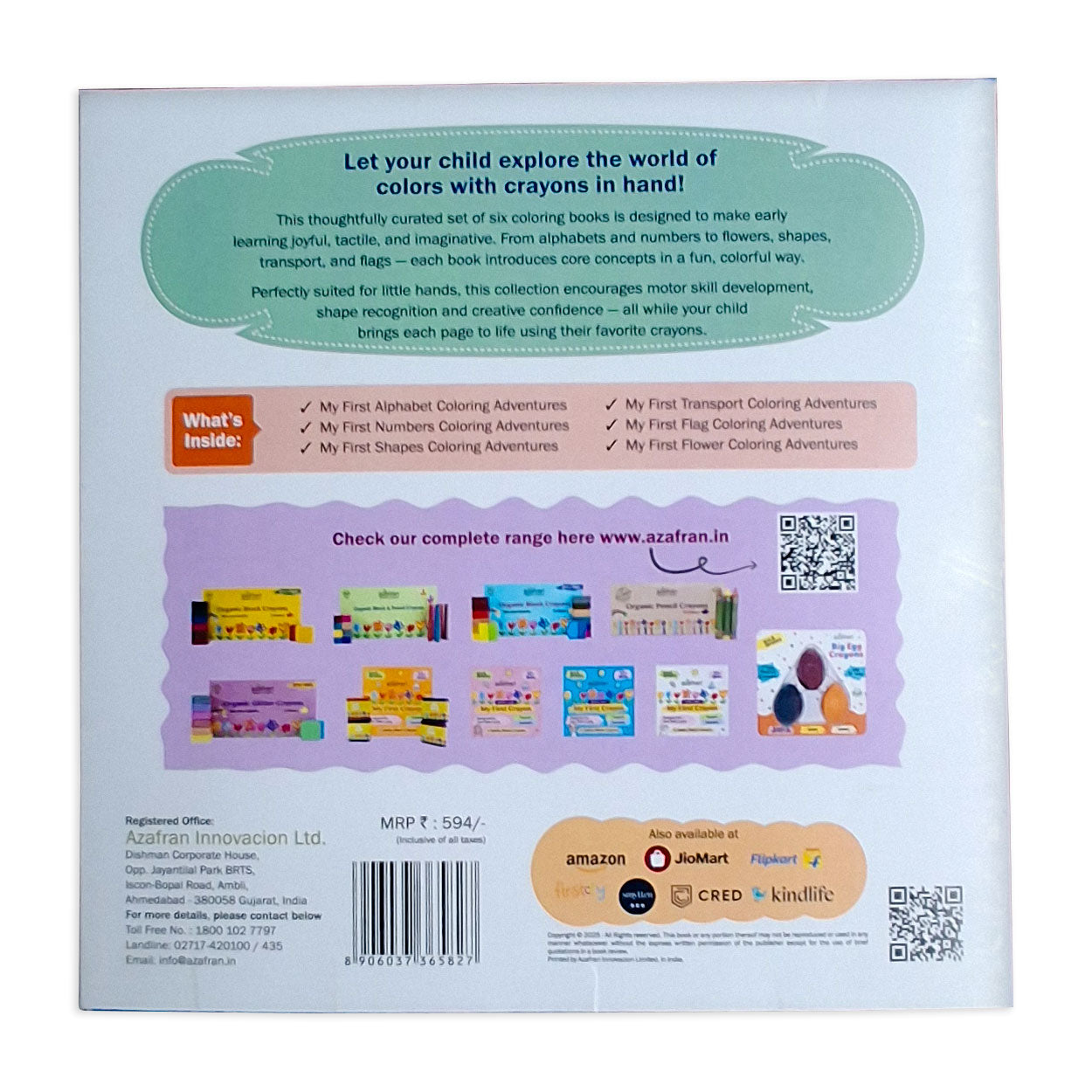 My First Numbers Coloring Adventures - Coloring Book