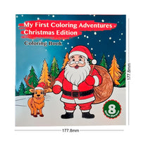 My First Coloring Adventures - Coloring Book - Christmas Edition
