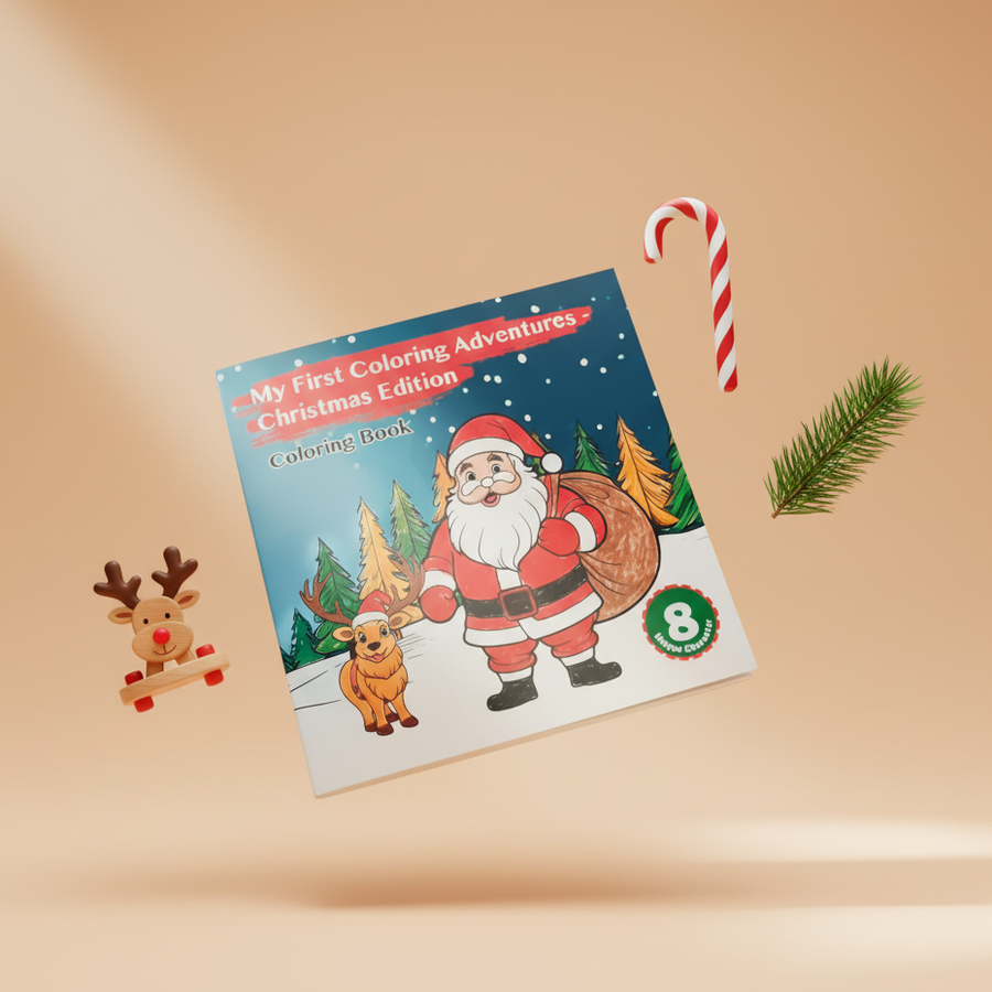 My First Coloring Adventures - Coloring Book - Christmas Edition