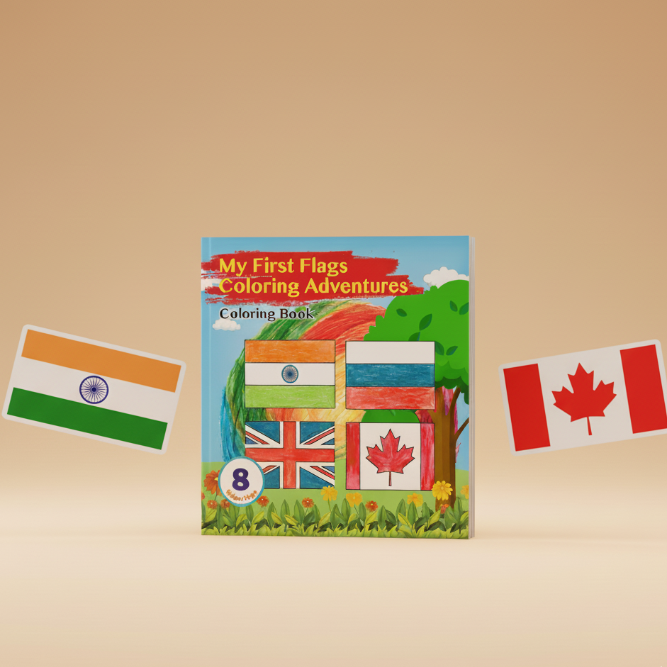 My First Flags Coloring Adventures - Cooring Book