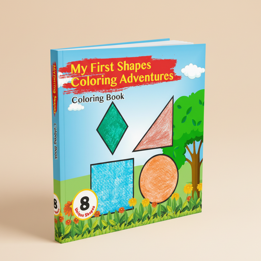 My First Shapes Coloring Adventures - Coloring Book