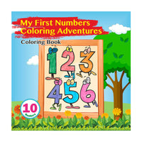 My First Numbers Coloring Adventures - Coloring Book