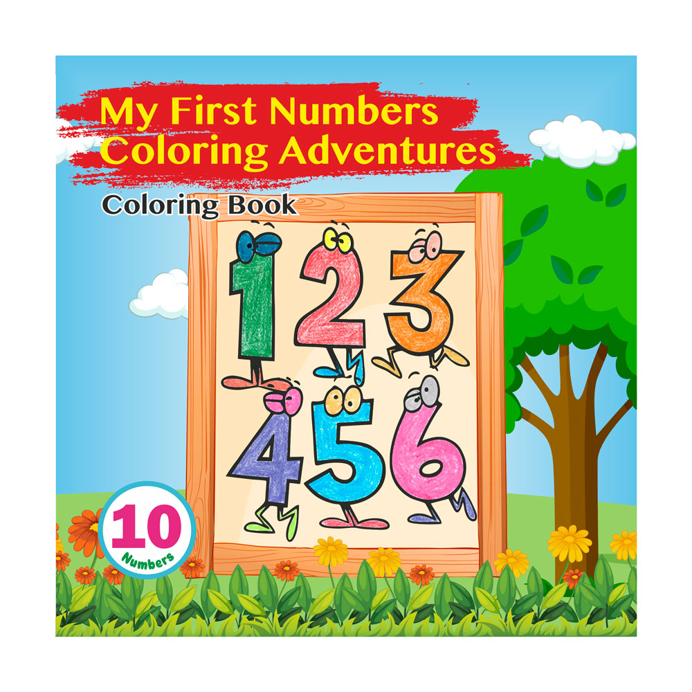 My First Coloring Adventures – A Box of Creative Learning - Set of 6 Coloring Books