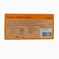 Organic Block Crayons, Standard Size, 16 Colors( New Variant)