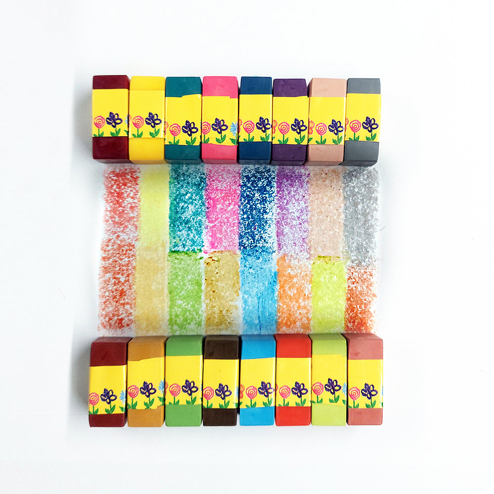 Organic Block Crayons, Standard Size, 16 Colors