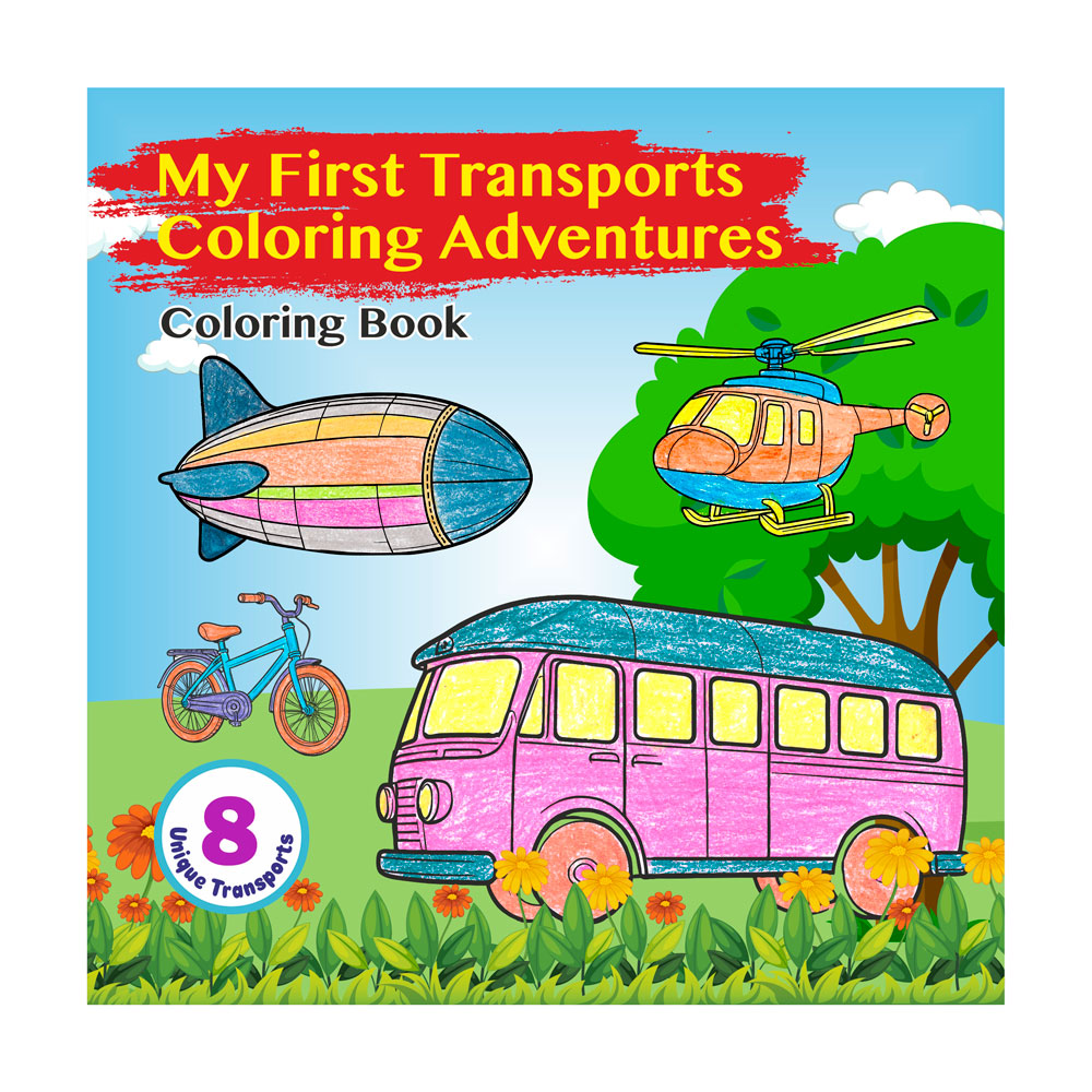 My First Coloring Adventures – A Box of Creative Learning - Set of 6 Coloring Books