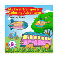 My First Coloring Adventures – A Box of Creative Learning - Set of 6 Coloring Books