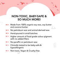 My First  Crayon - Christmas Edition - 4 Jumbo Washable Block Crayons Colours for kids 12m+